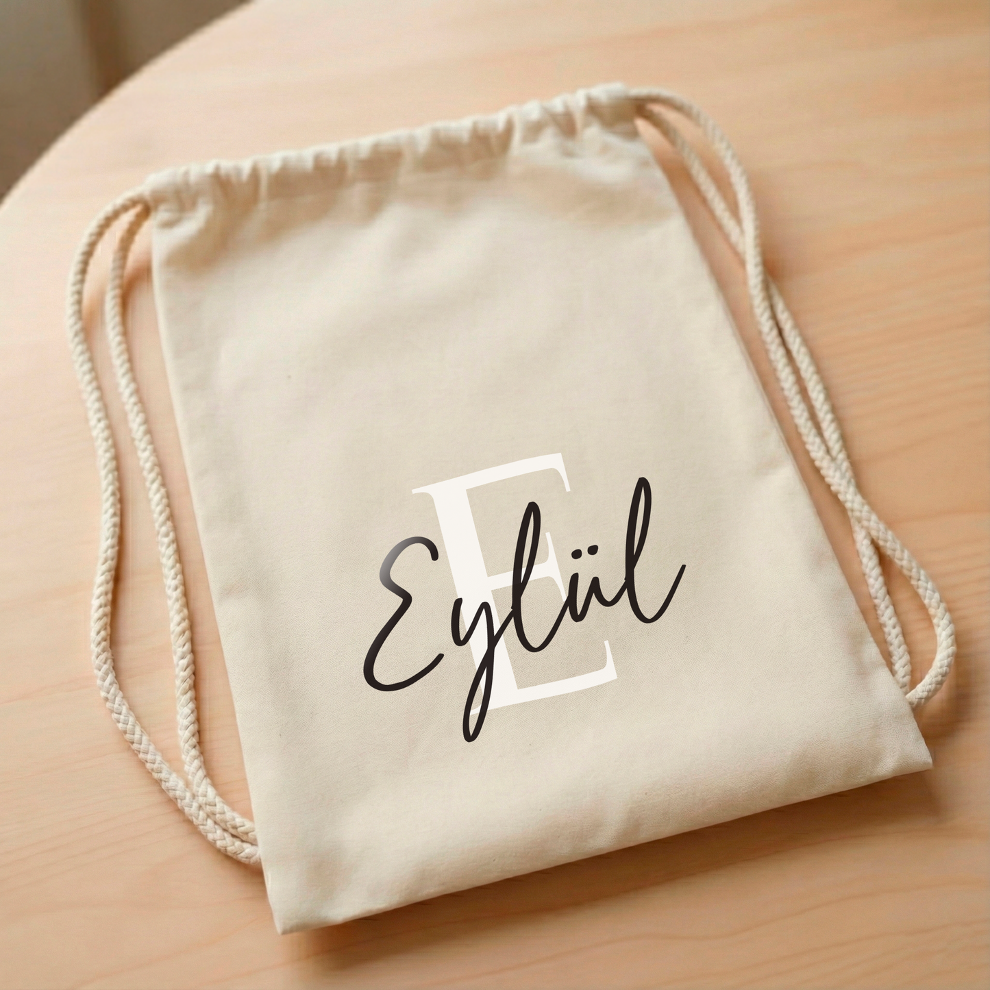 Personalisierter Turnbeutel aus Baumwolle | Sport- & Schulbeutel | Name | Schule, Sport, Freizeit
