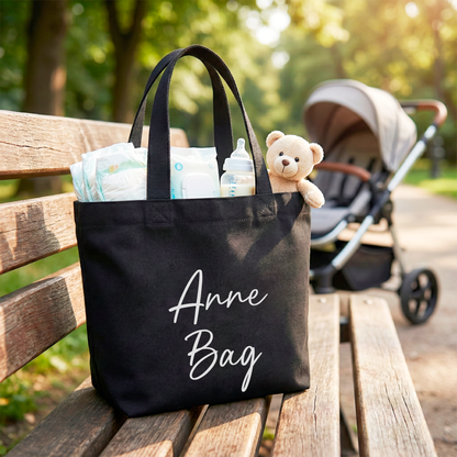 Anne Bag aus Baumwolle | Kleine Tasche für Baby-Utensilien, Spielzeug & Snacks | Alltag mit Kind