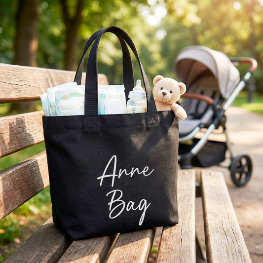 Anne Bag aus Baumwolle | Kleine Tasche für Baby-Utensilien, Spielzeug & Snacks | Alltag mit Kind
