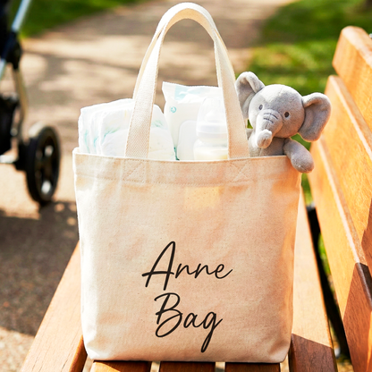 Anne Bag aus Baumwolle | Kleine Tasche für Baby-Utensilien, Spielzeug & Snacks | Alltag mit Kind