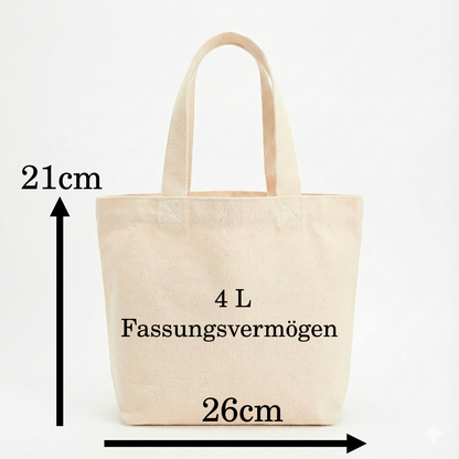 Mama Bag aus Baumwolle | Kleine Tasche für Baby-Utensilien, Spielzeug & Snacks | Alltag mit Kind