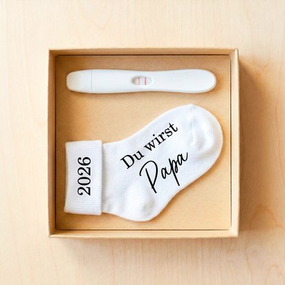 Baby Söckchen zur Schwangerschaftsverkündung | „Baba Oluyorsun“  & weitere Motive | „Du wirst Papa“  & weitere Motive | Türkisch & Deutsch | Babyshooting | Newbornshooting |Geschenkidee