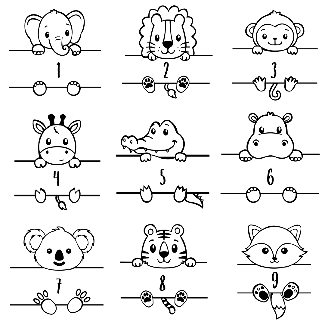 Personalisierter Turnbeutel für die Kita | Wechselkleidung Beutel mit Namen & Tiermotiv | Baumwolle | Kindergarten & Tagespflege