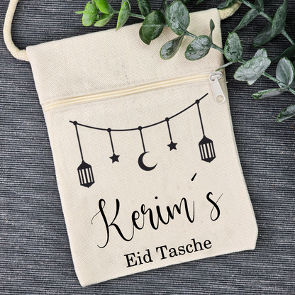 Bayram / Eid Tasche mit Namen – Personalisierbar (Eid Mubarak, Ramadan Geschenk – Motiv Gierlande)