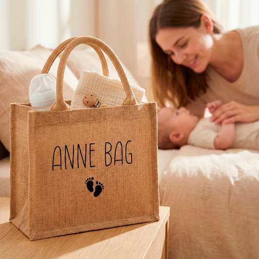 Jutetasche/Anne Bag | Stilvolle Alltagstasche & Shopper | Geschenkidee Modern & Zeitlos